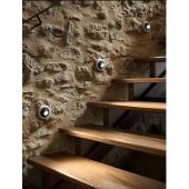 keramia modern loft lepcso vilagitas fekete feher art deco letisztult lampa loft rusztikus egyedi spot lepcso bontott tegla.JPG